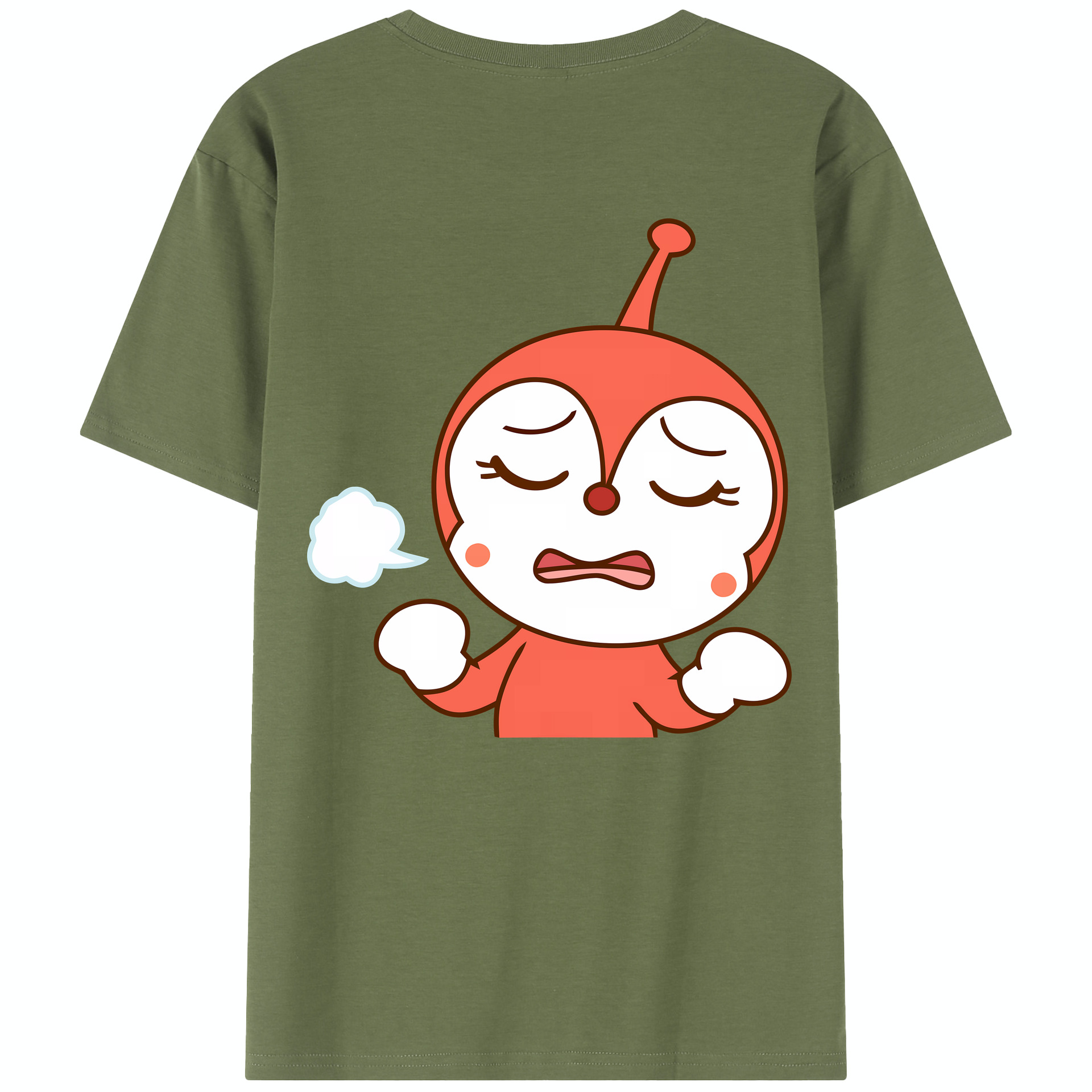 （画像用） アンパンマン Anpanman 綿100％半袖Tシャツ（背面プリント）